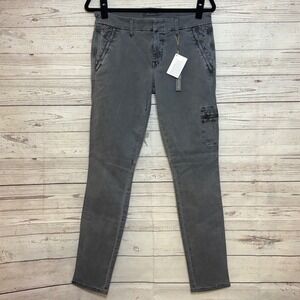Level 99 Gray Cargo Skinny Pants Tencel Premium Denim Size 29 NWT
